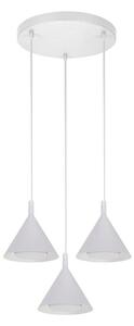 Brilagi - Lampadario a cavo CONE TRIPLE ROUND 3xGX53/15W/230V bianco