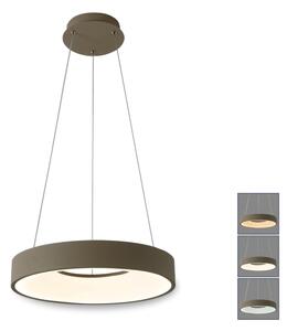 Brilagi - Lampadario LED dimmerabile su cavo FALCON II LED/67W/230V diam. 40 cm beige + telecomando