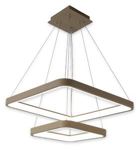 Brilagi - Sospensione LED dimmerabile a cavo FALCON SLIM LED/78W/230V beige + telecomando