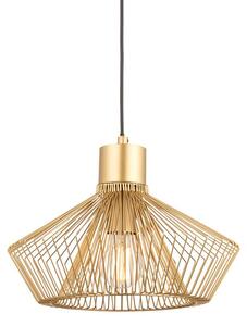 Lampada a sospensione KIMBERLEY dorata 1xE27x20W in metallo, dimensioni: 155x31x31 cm, IP20, Endon