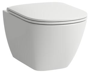 WC suspendu LAUFEN LUA, chasse d'eau silencieuse, fixation dissimulée, 520 x 360 x 360 mm, sans rebord de chasse, H8210800000001, H8210800000001