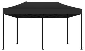 Kebon Tenda / Gazebo Per Giardino 3X6 Mt Impermeabile Tendone Pieghevole Per Fiere E Mercati Colore Nero