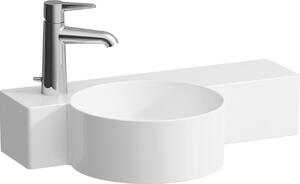 LAUFEN VAL Lave-mains, 1 trou pour robinetterie à gauche, tablette à droite, avec trop-plein, coupant, 550x315mm, H815283A008111, H815283A008111