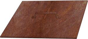 CORGARDEN Coperchio per braciere da giardino 50 x 50 x 1 cm, corten CORGARDEN 1019