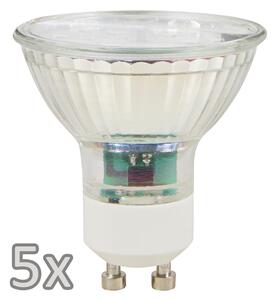 Set di luci da incasso McShine, 5x cornice, 5x faretto LED, GU10, 5W, 500lm, bianco, IP44
