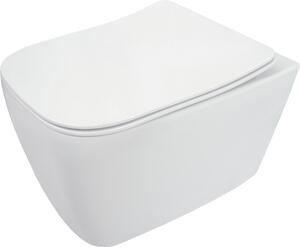 Deante Hiacynt vaso wc con copriwater a discesa lenta sospeso senza brida bianco CDY_D6ZPW