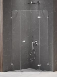 New Trendy Avexa box doccia 90x90 cm cromo lucida/vetro trasparente EXK-3887