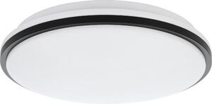 Plafoniera a LED - nero - acciaio - plastica - Ø 34 cm