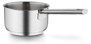 Barazzoni Chef Line Casseruola Manico Lungo 16cm 1,5L Acciao Inox 18/10 Fondo Triplen Plus per Gas Elettrico Induzione