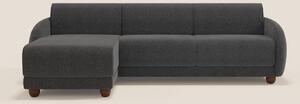 Giglio divano letto angolare con materasso alto 18 cm e penisola conte