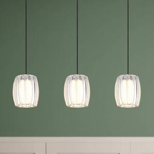 Globo Lampada a sospensione Maribel, dimmerabile, Chiaro / Trasparente, Soggiorno / Sala da pranzo, Plastica, Moderno, Lampada a sospensione