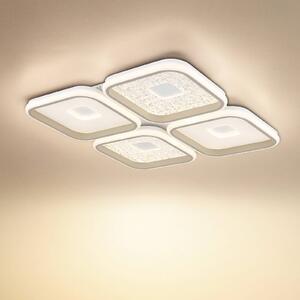 Globo Plafoniera soffitto Mosaiko, dimmerabile, Crema / Ambra, Soggiorno / Sala da pranzo, Metallo, Moderno, Plafoniera