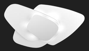 STRATEGY LAMPADA DA PARETE O SOFFITTO 83X70 IN VETRO CON DETTAGLIO CENTRALE IN 6 COLORI LAMPADINE ATTACCO E27