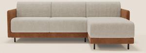 Narciso divano letto angolare con materasso alto 18 cm e penisola cont