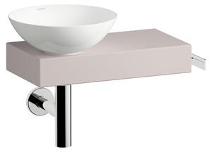 LAUFEN PICCOLO NOVO Plan de toilette, suspendu, tablette à droite, 1 trou pour robinet, sans trop-plein, 555x320x400mm, H561PN47081111, H561PN47081111