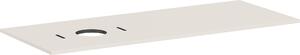 Hansgrohe Xilesa E Console avec découpe à gauche pour lavabo à poser, sans trou pour robinetterie, 1375x550x16mm, 54278780, 54278780