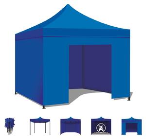 Taman Tenda / Gazebo Per Giardino 3X3 Impermeabile Tendone Pieghevole Per Fiere E Mercati Colore Blu