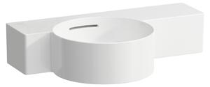 LAUFEN VAL Lave-mains, sans trou pour robinet, tablette à droite, avec trop-plein, coupant, 550x315mm, H8152830008131, H8152830008131