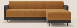 Narciso divano letto angolare con materasso alto 18 cm e penisola cont