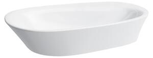 LAUFEN Palomba lavabo, 1 trou pour robinetterie, sans trop-plein, avec bord pour robinetterie, bassin à gauche, 600x400mm, H8168030001111, H8168030001111