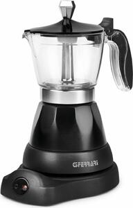 G3 Ferrari Caffettiera Elettrica Moka Elettrica 3 Tazze Potenza 400W con Autospegnimento colore Nero Bonjour - G10028