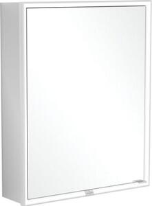 Villeroy & Boch My View Now armoire de toilette encastrée, 1 porte, charnières à gauche, avec éclairage, avec variateur à détection, 600x750x167,5mm, A4566L00, A4566L00