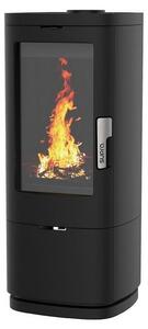 Stufa a legna in ghisa 11,5kw maonie nero Supra FR9016180B