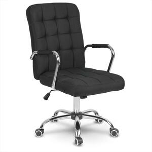 Sedia Da Ufficio In Tessuto Benton Nero