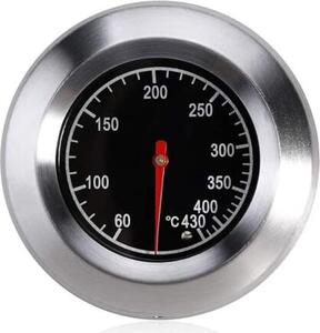 Termometro per arrosti in acciaio inox per barbecue a gas 60-430° C / 100-800° F Tutti i barbecue, carrelli per affumicatore