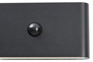 Lampada da parete nera Sensore Lux Magnetico Incl. LED Ricaricabile - Batt