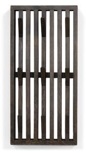 Attaccapanni da parete marrone scuro in rovere massiccio 24 cm Parco – Spinder Design