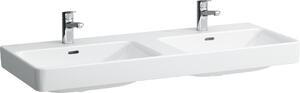 LAUFEN PRO S lavabo double, 1 trou de robinetterie, avec trop-plein, 1200x460mm, H8149664001041, H8149664001041