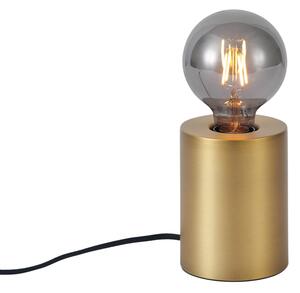 Lampada da tavolo moderna ottone 13 cm - Cylinder