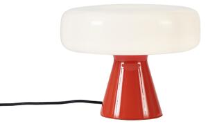 Lampada da tavolo retrò rossa e bianca - Knob
