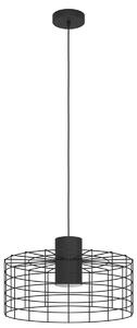 Eglo 43628 MILLIGAN E27 lampada a sospensione Ø480mm nero bianco
