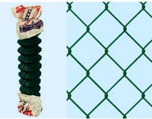 Brugel Rete metallica zincata plastificata L25xh1,75mt verde maglia sciolta recinzione