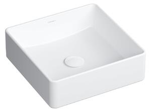 Omnires Pasadena lavabo 36x36 cm quadrata da appoggio bianco PASADENA360BP