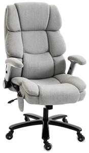 Sedia da ufficio HOMCOM, ergonomica, con braccioli pieghevoli e supporto lombare