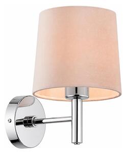 Brilagi - Applique MONTE 1xE27/15W/230V beige/cromo lucido