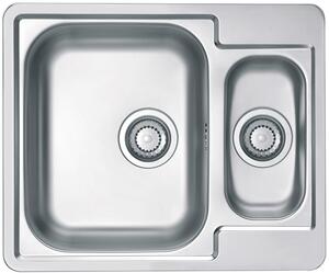 Alveus Line Start lavello in acciaio 61.5x50 cm acciaio 1082435