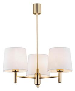 Brilagi - Lampadario su asta MONTE 3xE27/15W/230V crema/oro