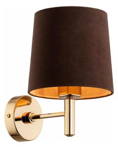 Brilagi - Applique da parete MONTE 1xE27/15W/230V marrone/oro