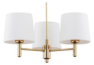 Brilagi - Lampadario su asta MONTE 3xE27/15W/230V crema/oro