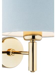 Brilagi - Lampada da parete MONTE 1xE27/60W/230V blu/oro