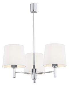 Brilagi - Lampadario a stelo MONTE 3xE27/15W/230V crema/cromo lucido