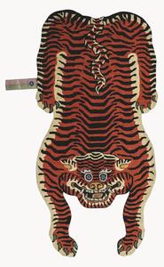 Tappeto in lana a pelo lungo fatto a mano Santana Tiger