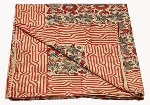 Plaid in cotone fatto a mano con borsa Willow