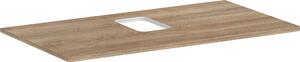Hansgrohe Xelu Q Console avec découpe au centre, 980x550, pour vasque à poser, avec trou pour robinet, 54121230, 54121230