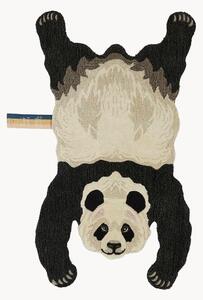 Tappeto in lana a pelo lungo taftato a mano Plumpy Panda
