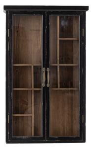 Vetrina nera in abete massiccio da appendere 50x80x14 cm Hazem – Bloomingville